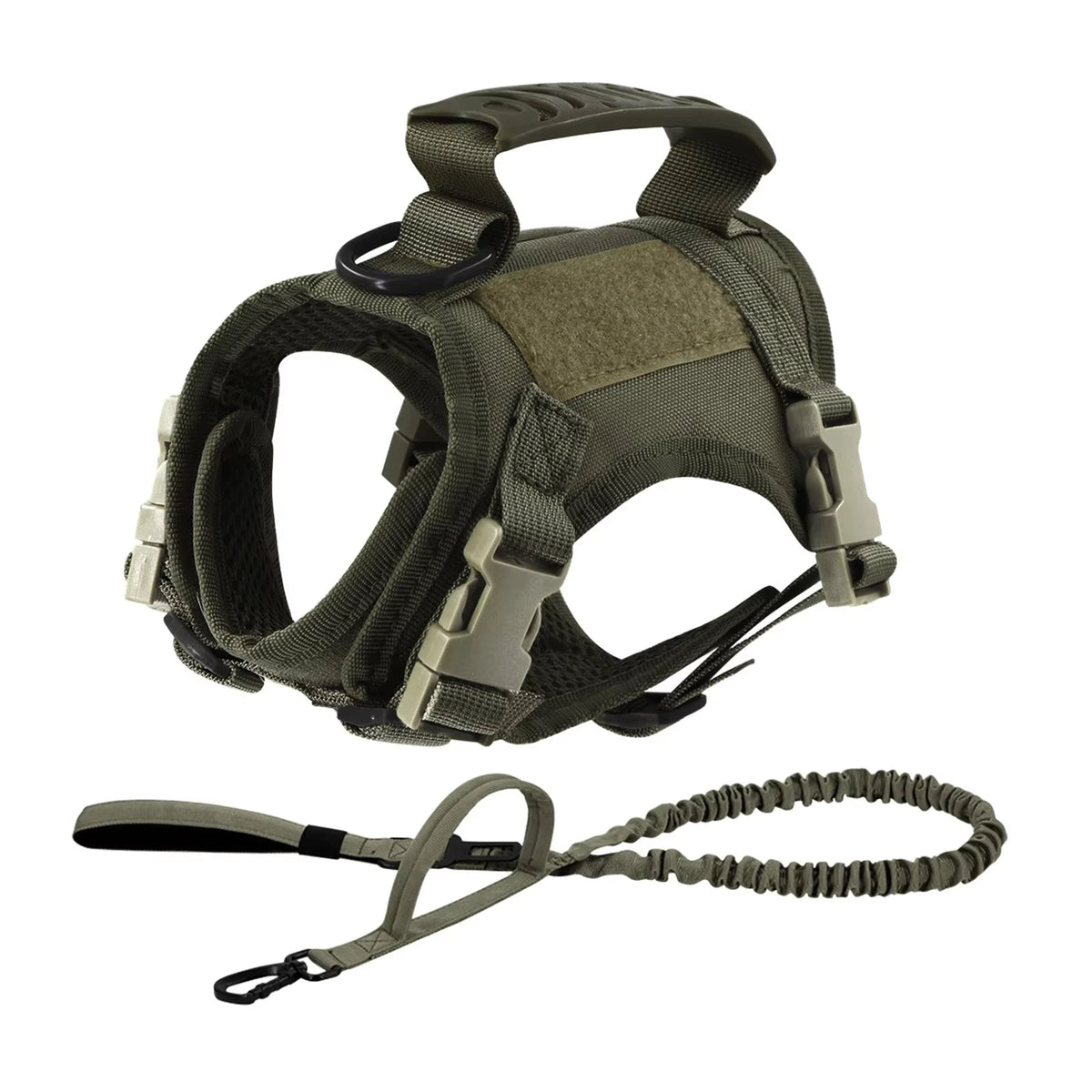 Tactical Cat or 
Puppy Harness Leash Set For Small Dogs Adjustable Cat Harnesses Vest For Training Walking Military Cats Dog Accessories
