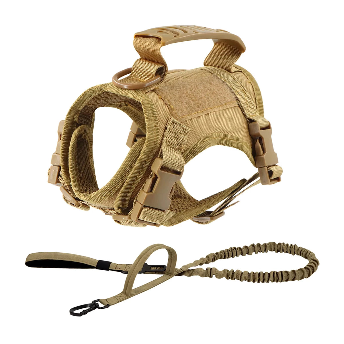 Tactical Cat or 
Puppy Harness Leash Set For Small Dogs Adjustable Cat Harnesses Vest For Training Walking Military Cats Dog Accessories
